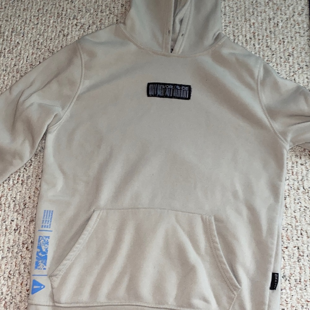 Tan worldwide hoodie